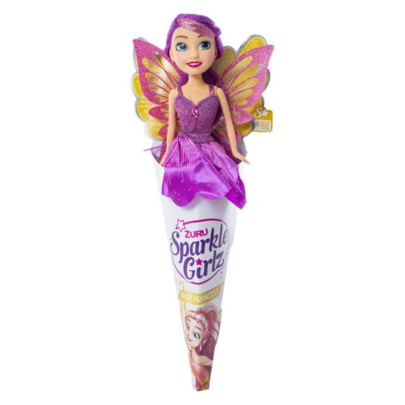 ZURU Sparkle Girlz Fairy Doll - Purple  Gift Idea - Picture 1 of 2